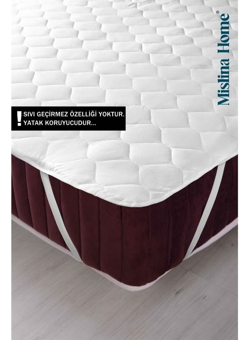 Mislina Quilted Eco Single Bed Protector Pad 90X190 - Image 5